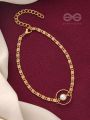 The Moon Ring- Golden Pearl Anklet