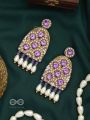 Urvya- The Beautiful Lakes- Pearls & Stones Embroidered Earrings