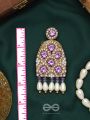 Urvya- The Beautiful Lakes- Pearls & Stones Embroidered Earrings