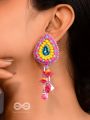 Samvarta- The Rain Cloud- Pearls, Stones & Sequins Embroidered Earrings