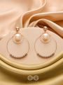 Pearl n' Ocean- Golden Pearl Earrings