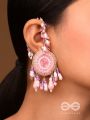 Priyaala- The Flower Vine- Pearls & Sequins Embroidered Chain Earrings