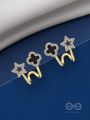 MAKE A WISH - STUD EARRINGS (BLACK)