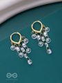 A LUSTRE OF RAIN - GOLDEN DROP EARRINGS