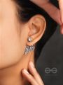 The Winged Solitaire Ear Jackets