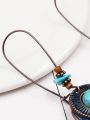 Boho Girl’s Penchant for Ethnicity- Turquoise Earrings