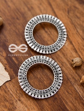 The Bohemian Tribals - Oxidised Boho Studs