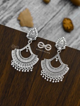 A Little Bohemian Elegance - Oxidised Boho Earrings