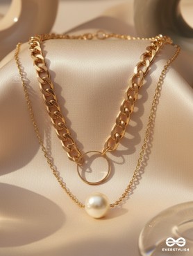 The Epitome of Elegance- Layered Pearl Neckpiece