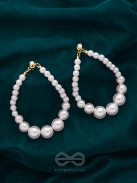 The Pearl Harbor- Golden Pearl Earrings