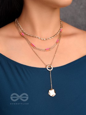 The Paradise Lanes- Golden Beads Layered Necklace