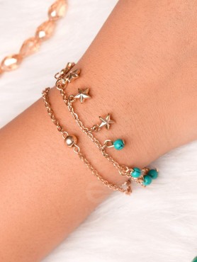 Twinkle Twinkle Lil Star- Golden Embellished Bracelet