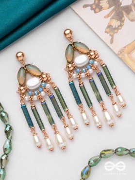 THE FOREST RAIN - STATEMENT DROP EARRINGS