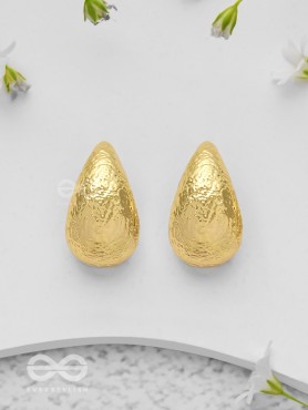 Gilded Illumination - Golden Earrings