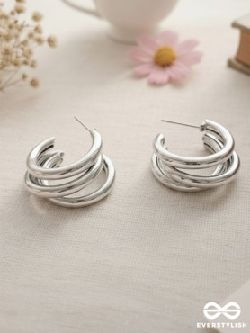 The Elegant Statement Makers - Silver Stud Earrings