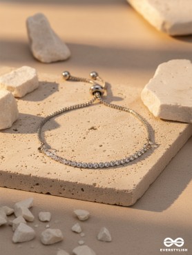 SILVER GLEAM - SILVER TENNIS BRACELET 