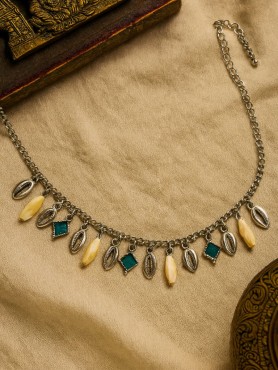 SEA SPELL - ENAMELLED BOHO NECKLACE