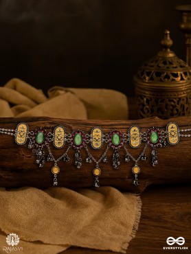 CITRUS DAWN - VIBRANT ENAMEL NECKLACE