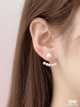 PEARL DOTS - MINIMAL PEARL EAR JACKET
