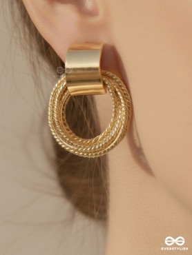 LUMI HALO – SOFT SPRAKLE RIPPLE EARRINGS