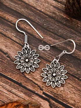 The Cute Little Floral Hooks - Tiny Trinket Earrings