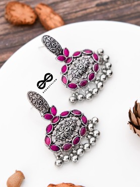 The Intricate Artistry (Hot Pink) - The Embellished Oxidised Collection