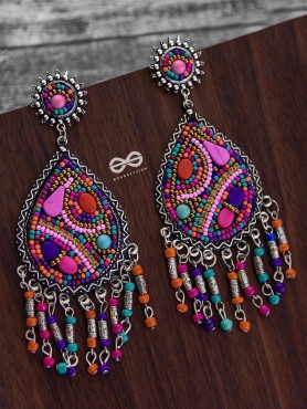 The Mesmerising Intricacy (Multicoloured) - Embroidered Oxidised Collection