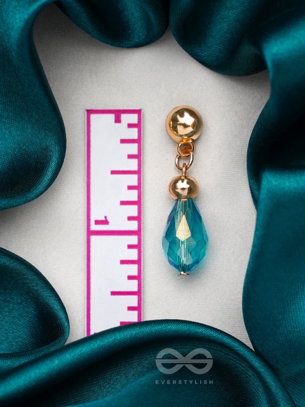 The Beryl Bead- Golden Beads Earrings