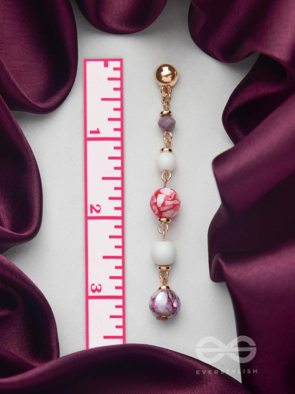 The Blossom Boulevard- Golden Embellished Earrings