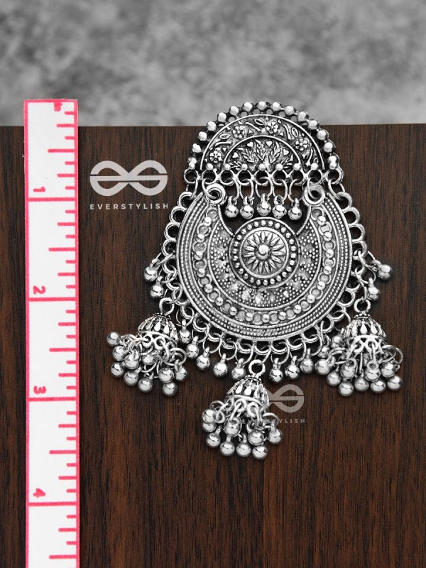 A Boho Dream - Oxidised Triple Jhumki Danglers