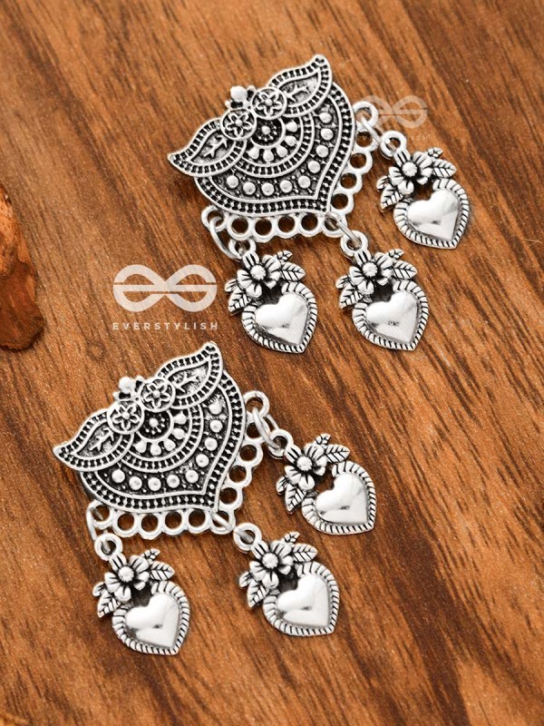 The Artistic Love - Oxidised Boho Earrings