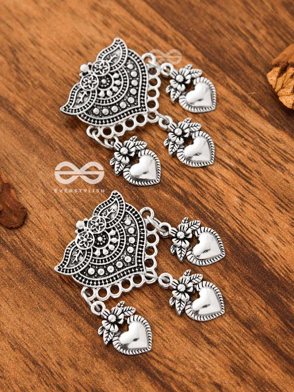 The Artistic Love - Oxidised Boho Earrings
