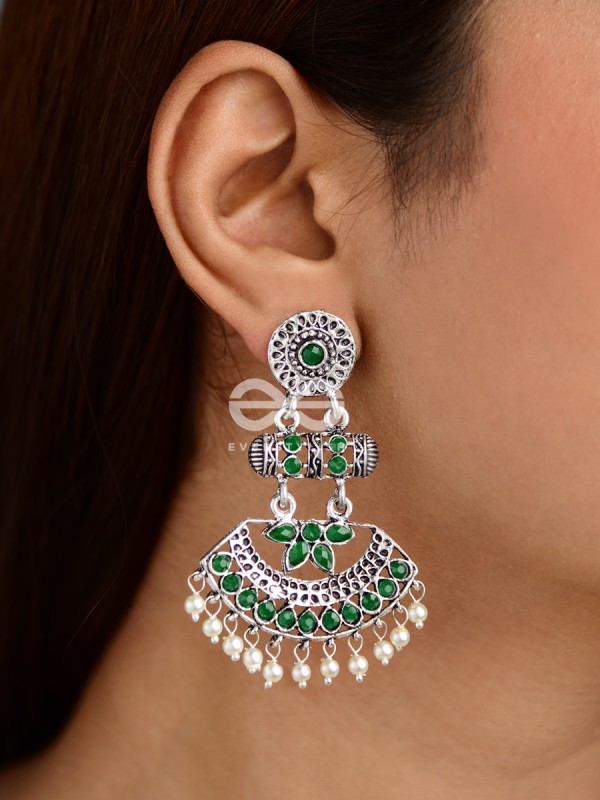 The Bohemian Elegance (Emerald) - Embellished Oxidised Collection