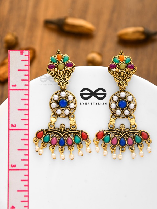 My Gorgeous Self - Statement Multicoloured Earrings