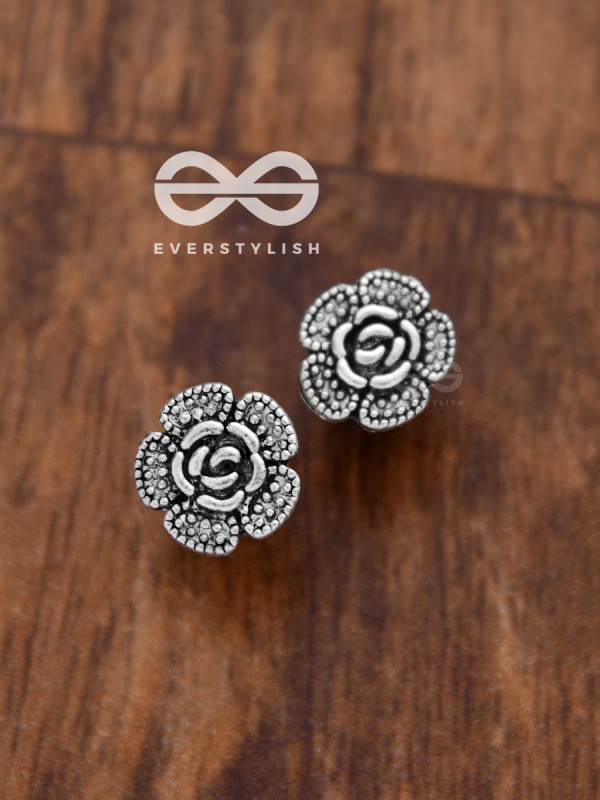 The Little Boho Floral Studs - Tiny Trinket Earrings