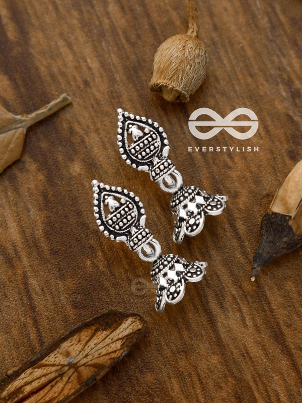 The Little Droplet Jhumki - Tiny Trinket Earrings