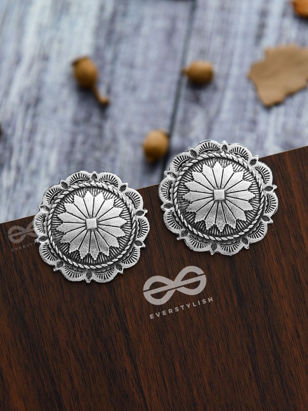 The Eclectic Emblems - Oxidised Boho Earrings