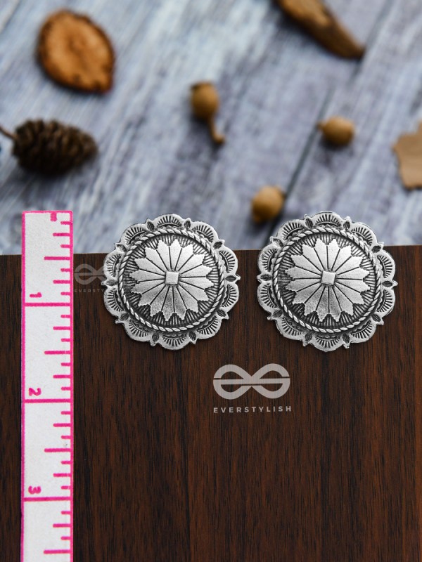 The Eclectic Emblems - Oxidised Boho Earrings