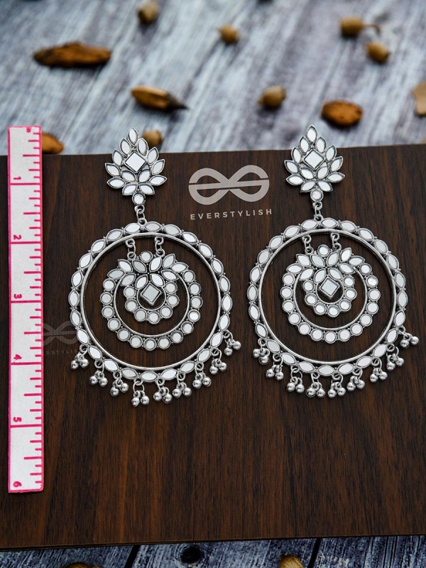 The Mirrors of Elegance - Statement Danglers
