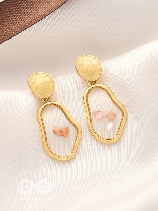 An Eclectic Delight - Golden Statement Earrings