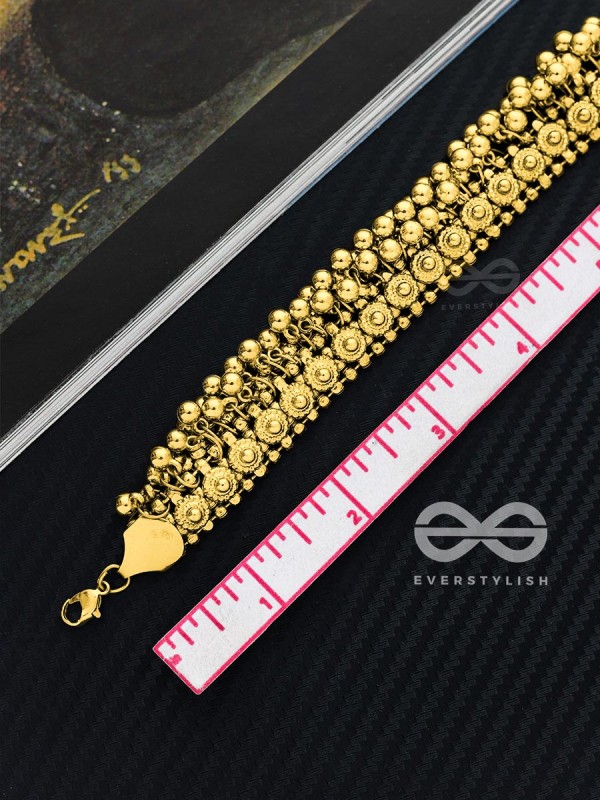 The Bohemian Classic - Oxidised Statement Necklace (Golden)