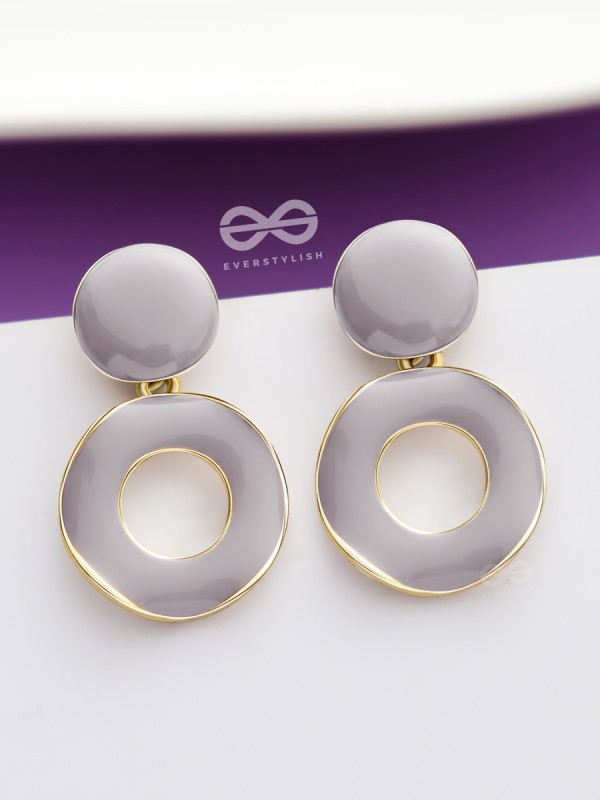 The Classy Glam - Statement Enammed Earrings