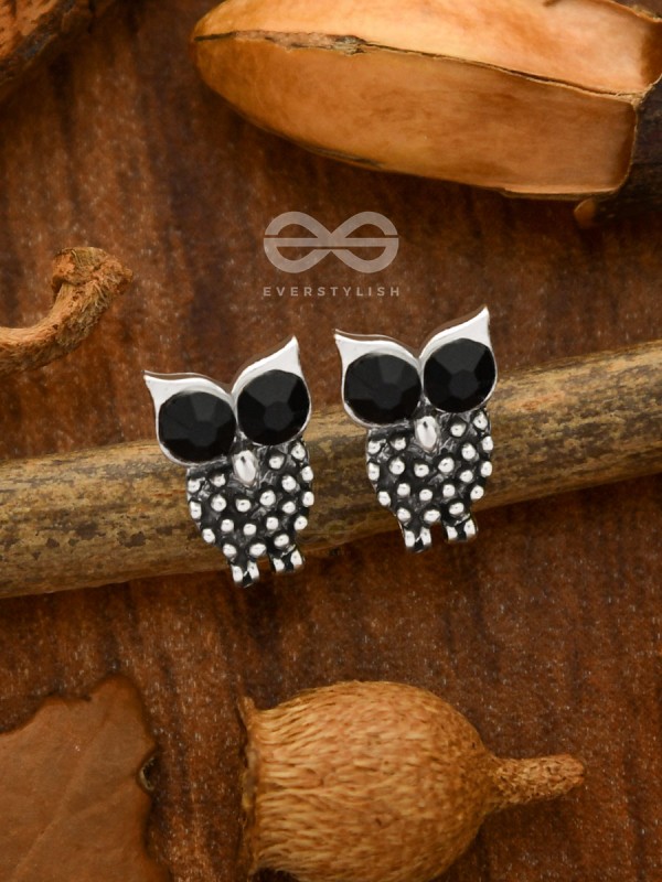 The Glimmering Owls - Tiny Trinket Earrings