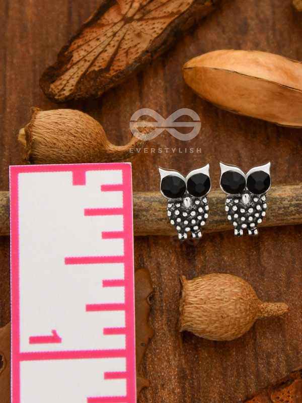 The Glimmering Owls - Tiny Trinket Earrings