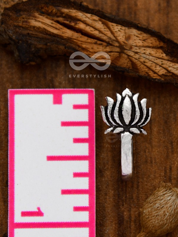 The Lively Lotus - Non-pierced Boho Nosering