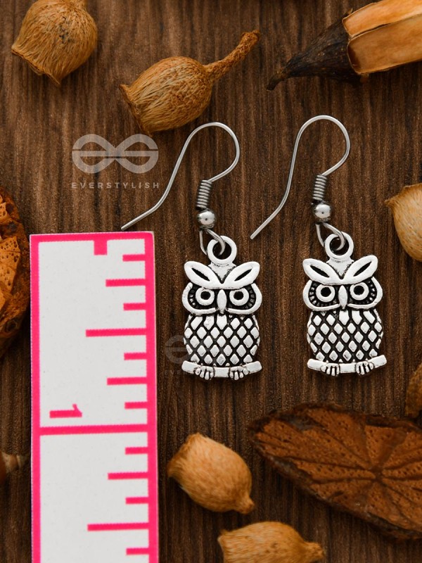 The Little Curious Owls - Tiny Trinket Earrings