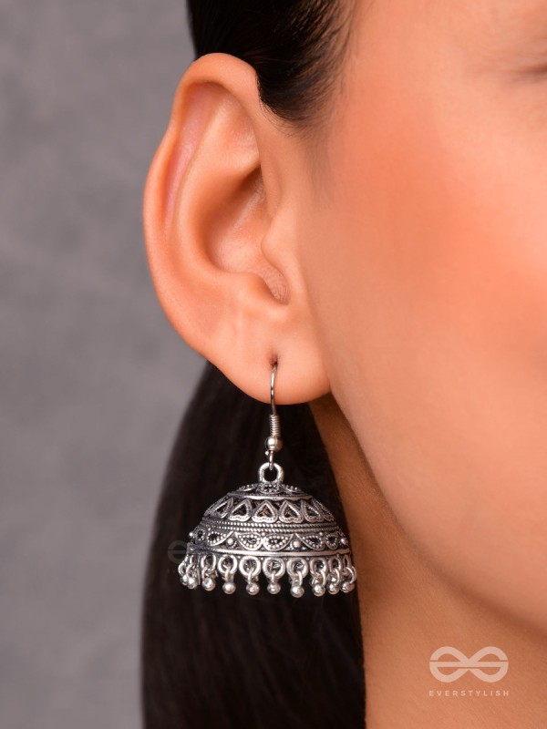 Love on My Ears - Intricate Statement Boho Jhumkas