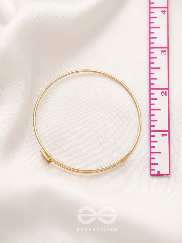 The Warrior Within - Golden Statement Bracelet