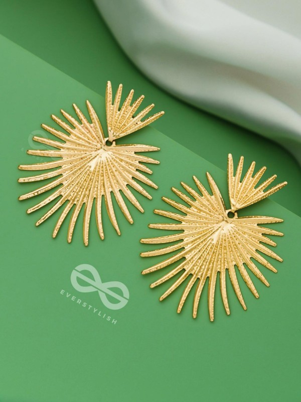 The Boho-Chic Godess - Golden Statement Earrings