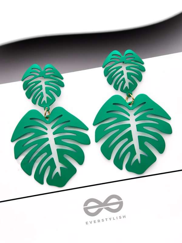 Leaves of Love - Casual Statement Earrings